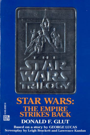 Empire Strikes Back, paperback medallion art cover