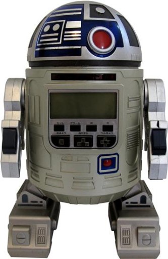 R2-D2 alarm clock and LCD game Myojo Foods premium